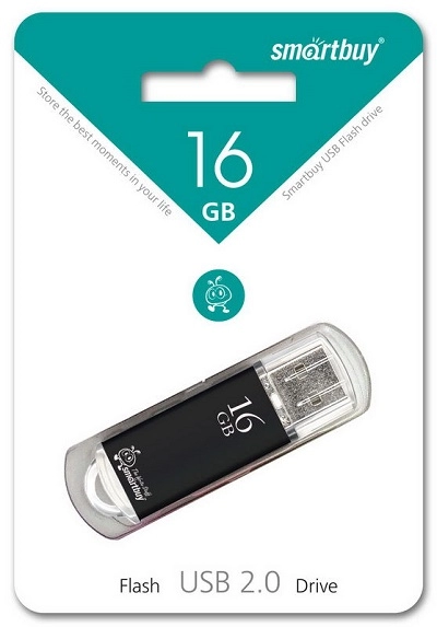 Флешка USB 16GB (2.0)  Smart Buy (V-Cut)