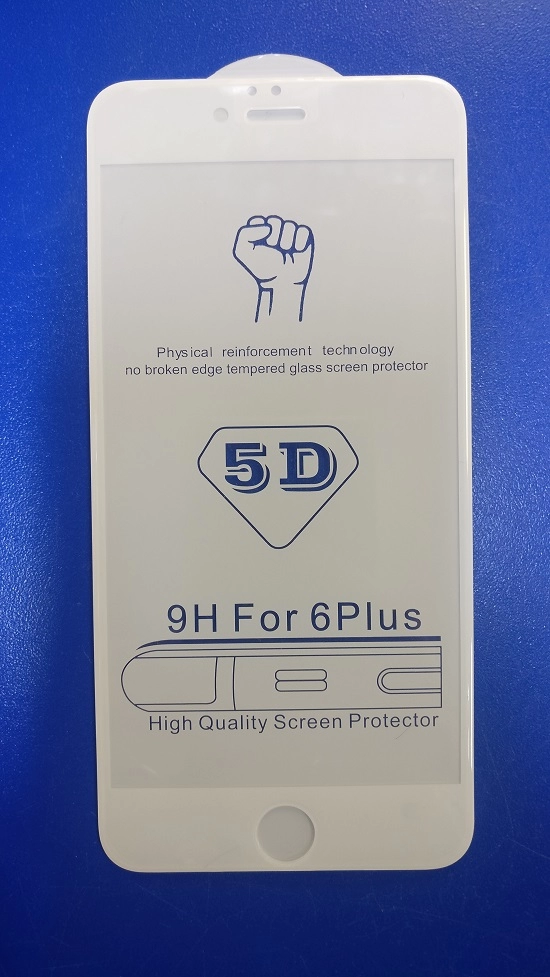 Защитное Стекло iPHONЕ 6 Plus  (5D) белый