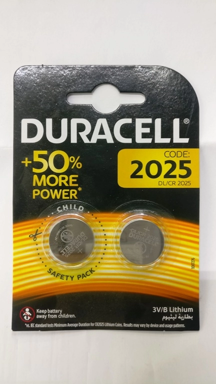 Батарейка CR 2025 «DURACELL»