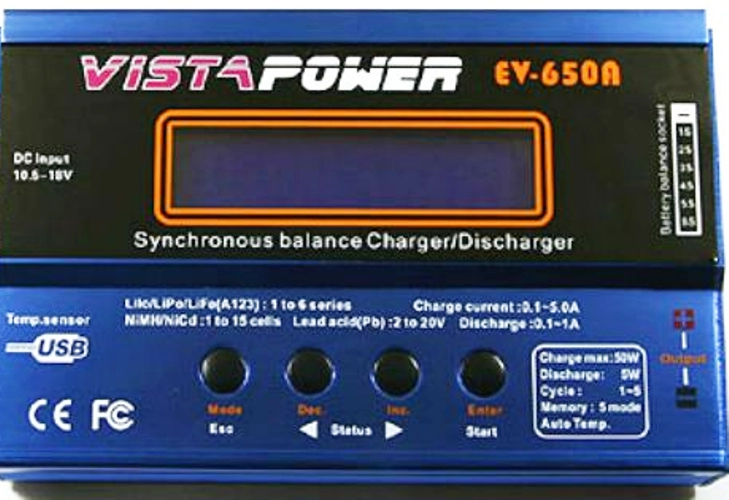 Зарядное устройство VISTA POWER EV-650 (0.1-5A)   Б/У