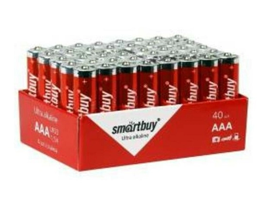 Батарейка  ААА/ LR03 алкалин  (Smartbuy)