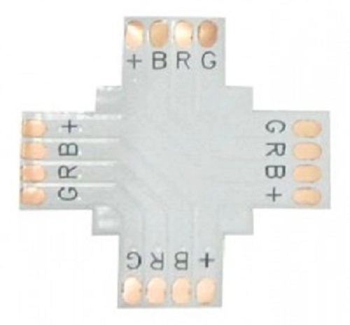 Коннектор для LED ленты RGB  SMD5050  (Т-образный)