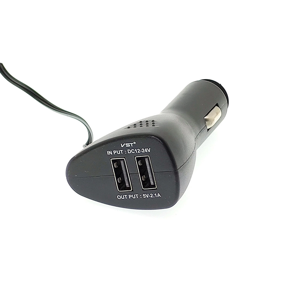 Часы авто с USB (температура, вольтметр)