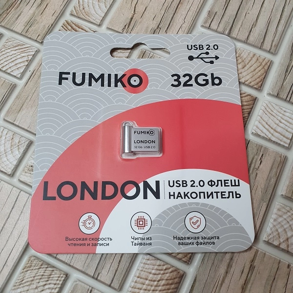 Флешка USB 32GB  (LONDON)=