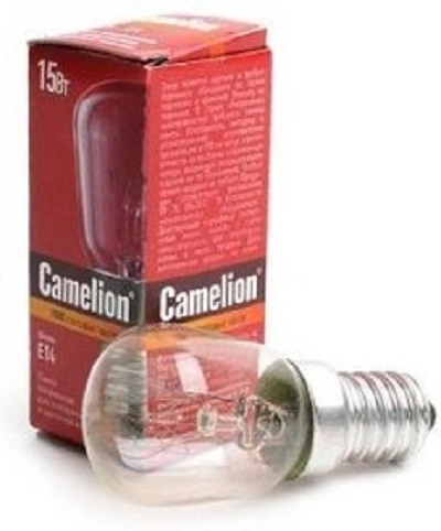 Лампа для холодильников и шв.машин E14 15W ,Camelion