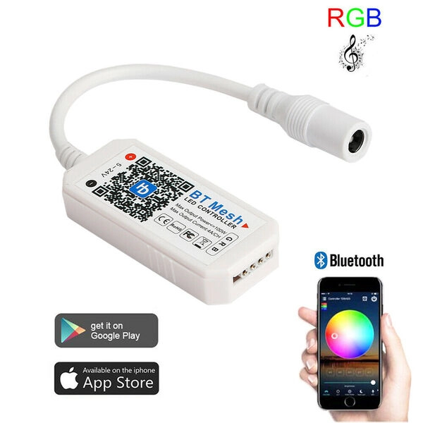 Контроллер  LED ленты RGB (Bluetooth) (LDL33)
