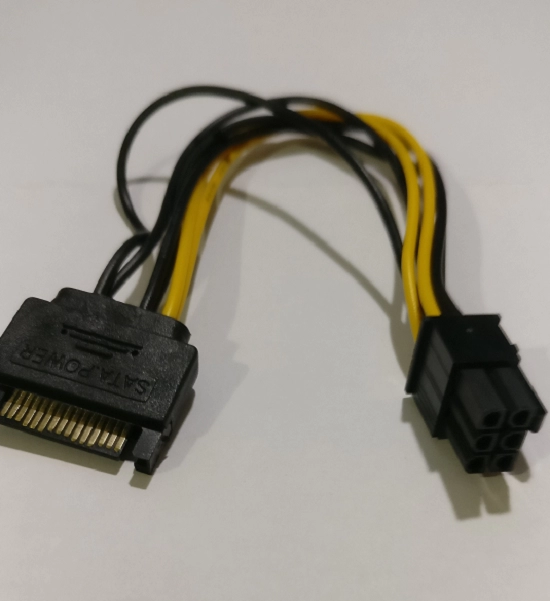 Разветвитель питания  CC-PSU-SATA, для подключения к PCI-E (6 pin)