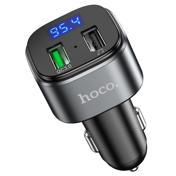 Модулятор FM (Bluetooth- QC3.0-3А) (Hoco E67)=