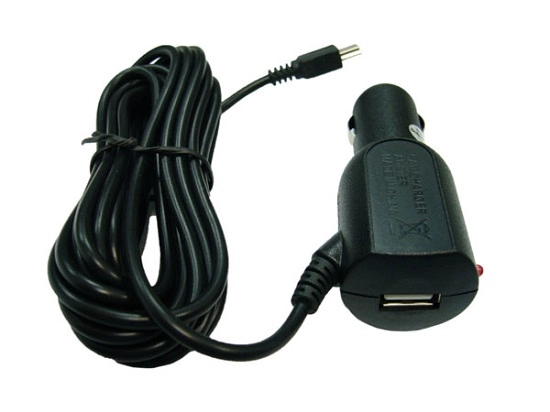 АЗУ в прикуриватель mini USB, (5в-2A) 3 метра (01026)