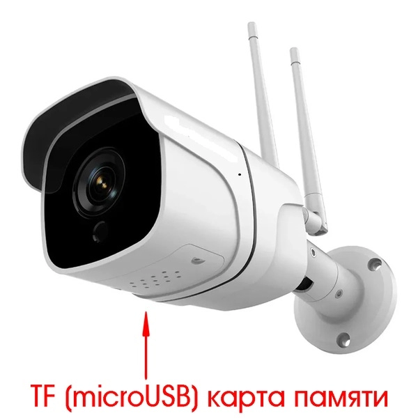 Видеокамера IP WI-FI (1920*1080-2Mpix металл)(NI40)