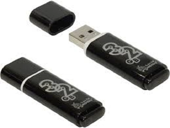 Флешка USB 32GB (2.0) (Glossy Black)