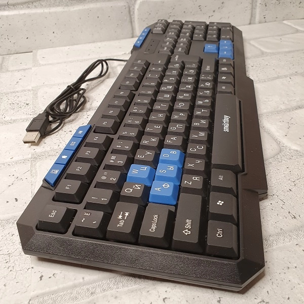 Клавиатура мультимедийная USB  221(SmartBuy)чёрная