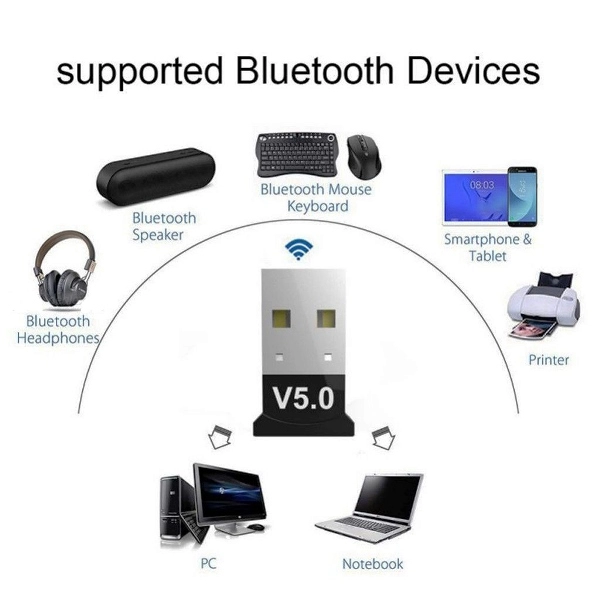 Адаптер Bluetooth USB-V5.0 (8203)