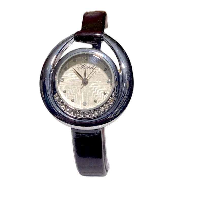 Часы женский браслет черный  №11